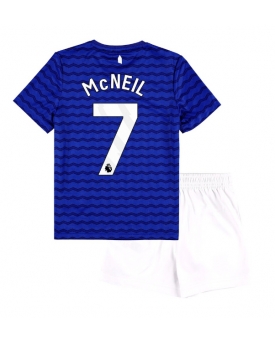 Billige Fotballdrakt Everton Dwight McNeil #7 Replika Hjemmedraktsett Barn 2025-26 Kortermet (med bukser)